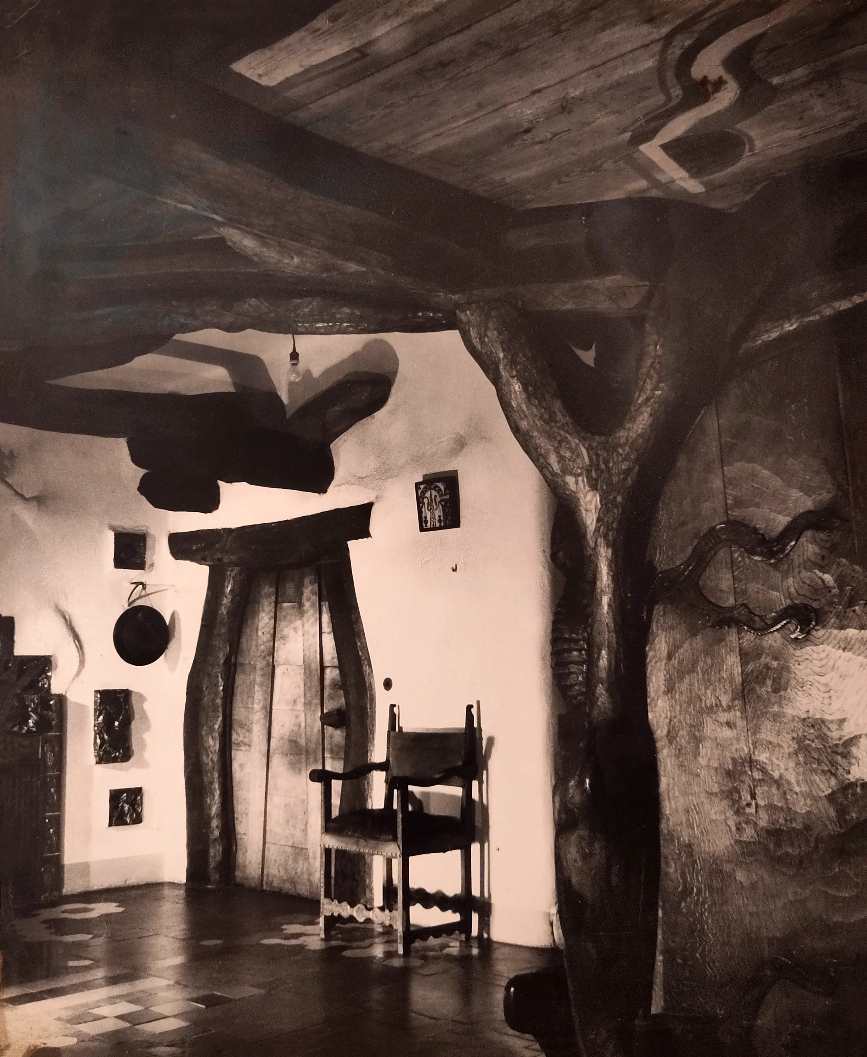 Blick vom Eingang auf die Diele des Hoetgerhofs